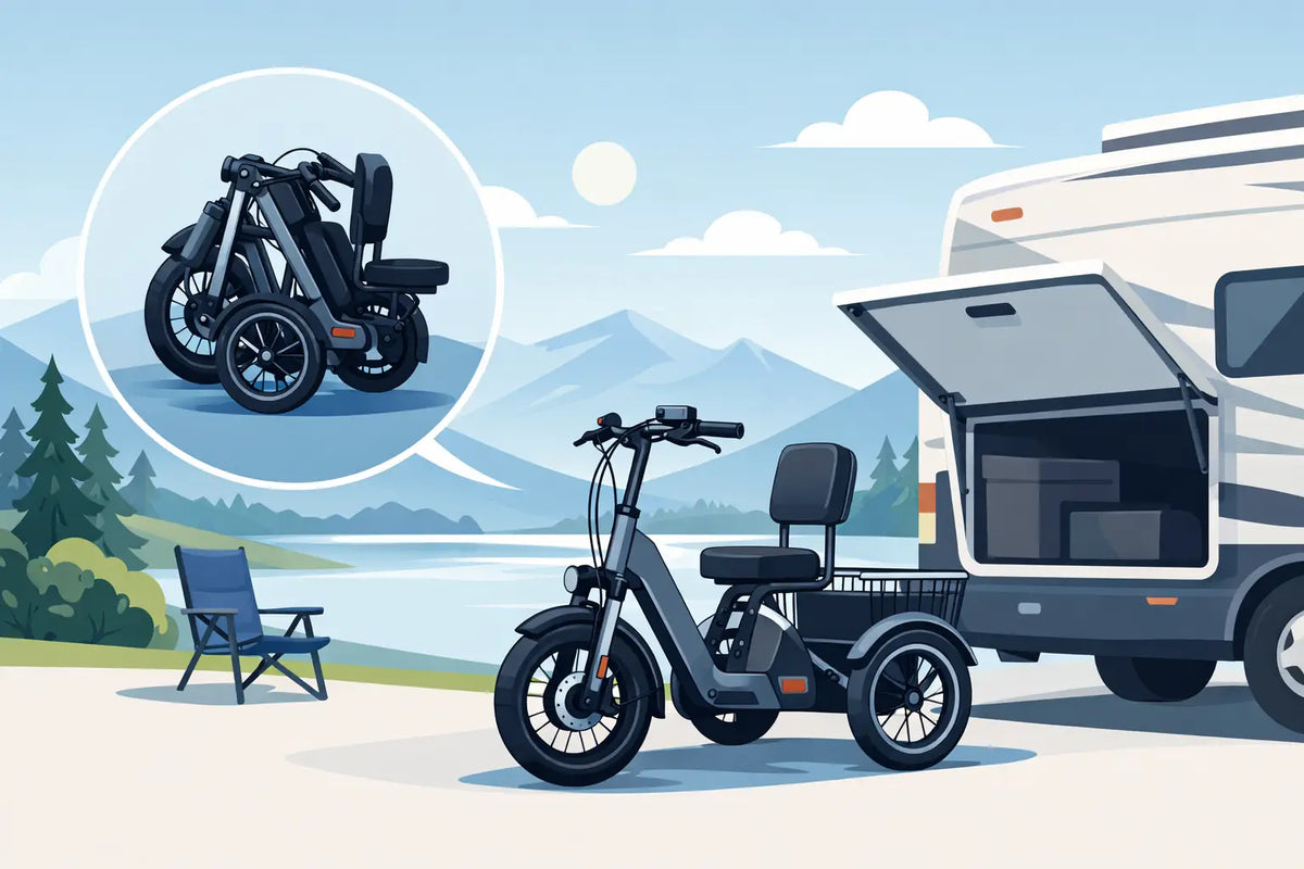 Folding Electric Trike for RV Travel: What Fits?