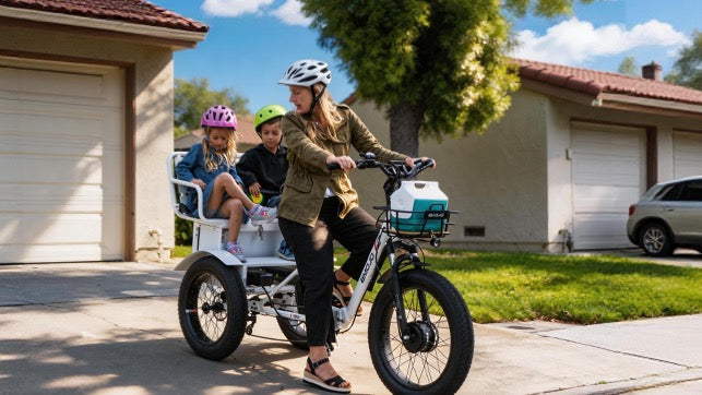 Electric Trike for Family Rides That Fits