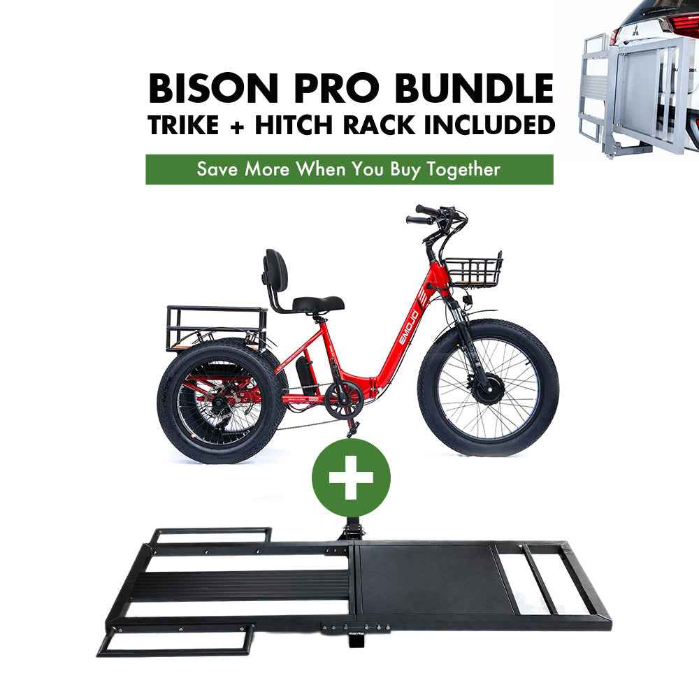 Bison Pro Urban Cruiser + Hitch Rack Bundle