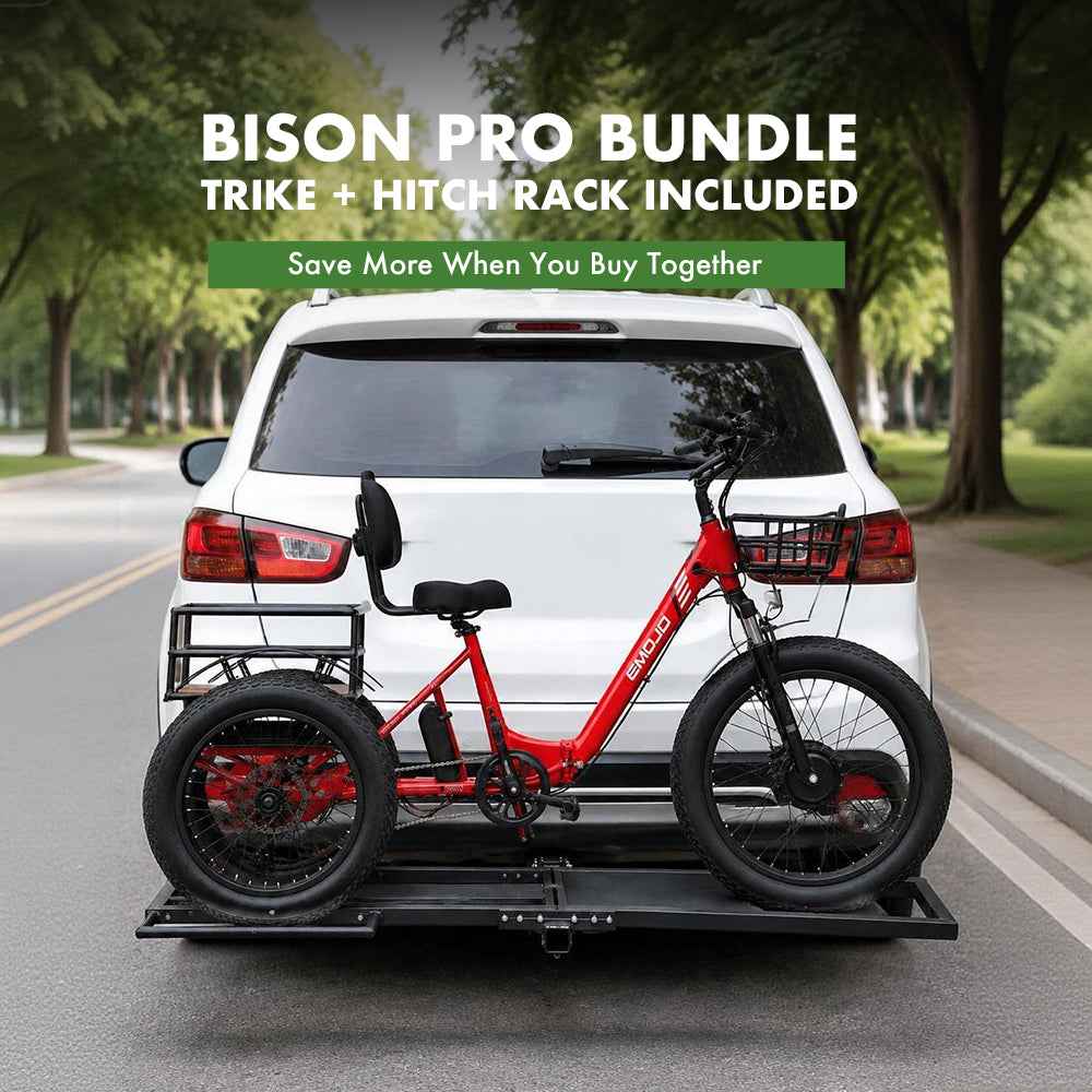 Bison Pro Urban Cruiser + Hitch Rack Bundle