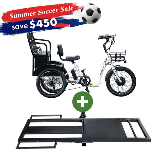 Bull Urban Cruiser + Hitch Rack Bundle