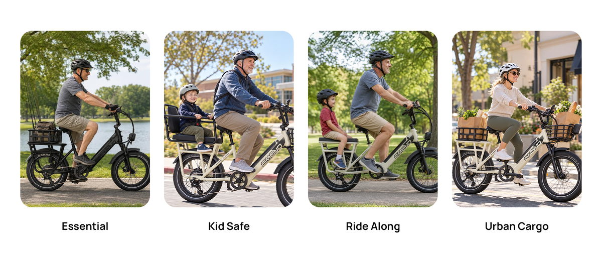 One Bike. Four Ways.
