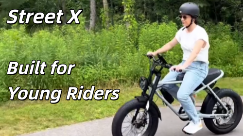 A street-legal e-bike built for young riders