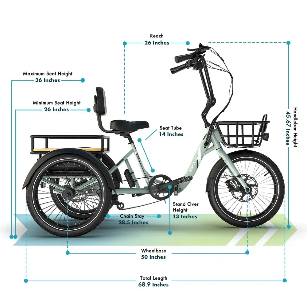 Dexter - Experience Unmatched Comfort with the Portable Emojo Trike