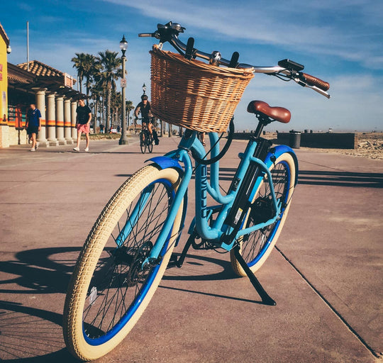 Emojo Bike Woven Basket on Breeze